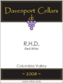 Davenport Cellars R.H.D. 2008 Front Label