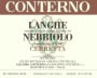 Giacomo Conterno Langhe Cerreta Nebbiolo 2010 Front Label