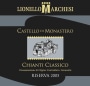 Castello di Monastero Chianti Classico Riserva 2005 Front Label