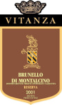 Vitanza Brunello di Montalcino Riserva 2001 Front Label