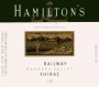 Hamilton's Ewell Vineyards Railway Shiraz 2002 Front Label