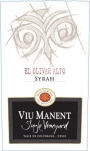 Viu Manent Single Vineyard El Olivar Alto Syrah 2012 Front Label
