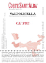 Corte Sant'Alda Valpolicella Ca'Fiui 2012 Front Label