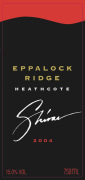 Eppalock Ridge Heathcote Shiraz 2004 Front Label