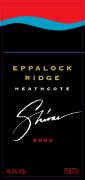 Eppalock Ridge Heathcote Shiraz 2002 Front Label