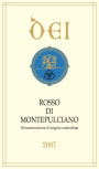 Dei Rosso di Montepulciano 2007 Front Label