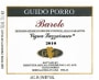 Guido Porro Vigna Lazzairasco Barolo 2010 Front Label