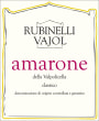 Rubinelli Vajol Amarone della Valpolicella Classico 2009 Front Label