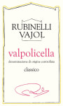 Rubinelli Vajol Valpolicella Classico 2010 Front Label