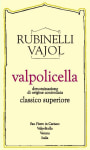 Rubinelli Vajol Valpolicella Classico Superiore 2011 Front Label
