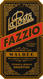 La Posta Fazzio Malbec 2012 Front Label