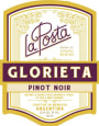 La Posta Glorieta Vineyard Pinot Noir 2014 Front Label