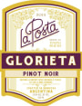 La Posta Glorieta Vineyard Pinot Noir 2013 Front Label
