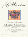 Le Miccine Chianti Classico Riserva Don Alberto 1999 Front Label