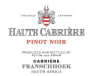 Cabriere Franschhoek Pinot Noir 2008 Front Label