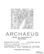 Ruggabellus Archaeus 2012 Front Label
