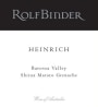 Rolf Binder Heinrich 2010 Front Label