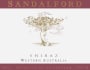 Sandalford Shiraz 2010 Front Label