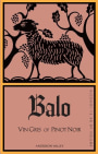 Balo Anderson Valley Vin Gris of Pinot Noir 2015 Front Label