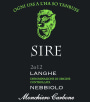 Monchiero Carbone Sire Nebbiolo 2012 Front Label