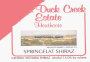 Wild Duck Creek Heathcote Springflat Shiraz 2003 Front Label