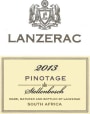 Lanzerac Pinotage 2013 Front Label