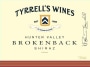 Tyrrell's Brokenback Shiraz 2010 Front Label