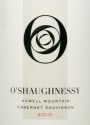 O'Shaughnessy Howell Mountain Cabernet Sauvignon 2010 Front Label