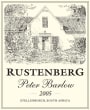 Rustenberg Peter Barlow Vineyard Cabernet Sauvignon 2005 Front Label