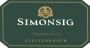 Simonsig Chardonnay 2013 Front Label