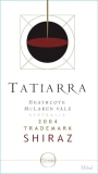 Tatiarra Trademark Shiraz 2004 Front Label