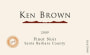 Ken Brown Santa Barbara Pinot Noir 2009 Front Label