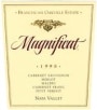 Franciscan Estate Magnificat 1998 Front Label