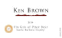 Ken Brown Vin Gris of Pinot Noir 2014 Front Label