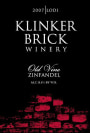 Klinker Brick Old Vine Zinfandel 2007 Front Label