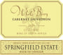 Springfield Estate Whole Berry Cabernet Sauvignon 2014 Front Label