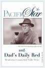 Pacific Star Dad's Daily Red 2005 Front Label