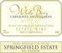 Springfield Estate Whole Berry Cabernet Sauvignon 2013 Front Label