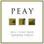 Peay Vineyards Pinot Noir 2010 Front Label
