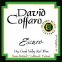 David Coffaro Estate Vineyard Escuro Red 2015 Front Label