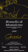 Il Bosco di Grazia Brunello di Montalcino Grazia 2008 Front Label