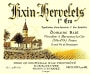Andre Bart Fixin Hervelets Premier Cru 2011 Front Label