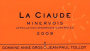 Domaine Anne Gros et Jean-Paul Tollot La Ciaude Minervois 2009 Front Label