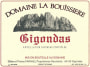 Domaine La Bouissiere Gigondas 2014 Front Label