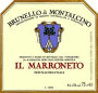 Il Marroneto Brunello di Montalcino 1996 Front Label