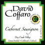 David Coffaro Estate Vineyard Cabernet Sauvignon 2014 Front Label