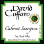 David Coffaro Estate Vineyard Cabernet Sauvignon 2016 Front Label