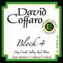 David Coffaro Estate Vineyard Block 4 Red 2014 Front Label