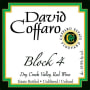 David Coffaro Estate Vineyard Block 4 Red 2016 Front Label