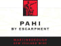 Escarpment Pahi Pinot Noir 2012 Front Label